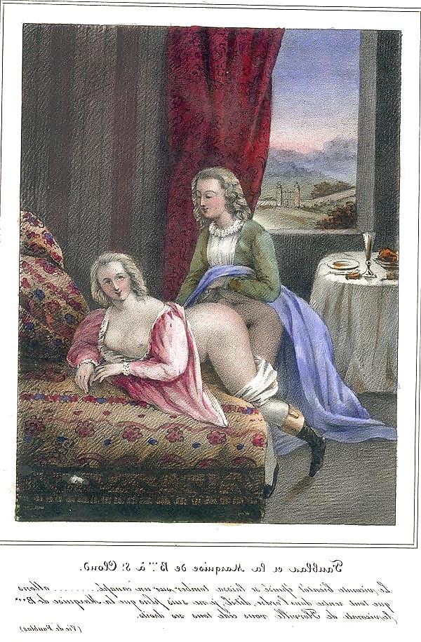 9P Erotic Book Illustration 25 - Vie de Faublas