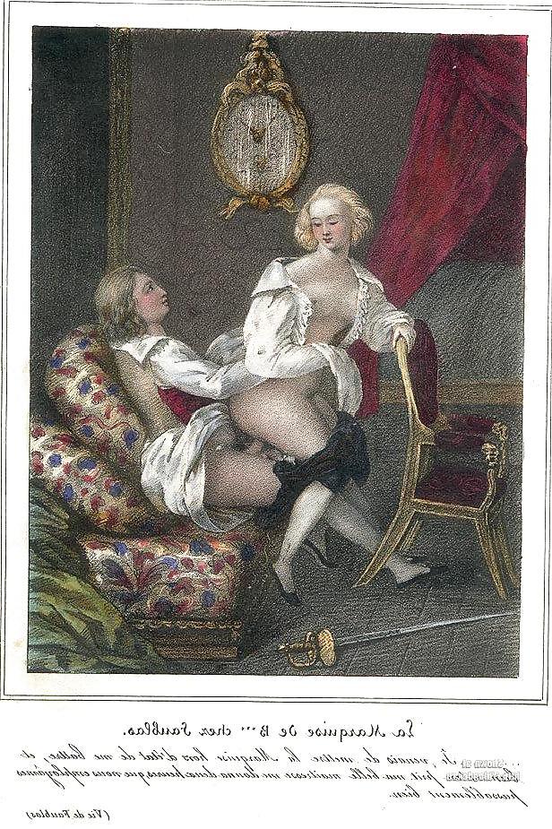 9P Erotic Book Illustration 25 - Vie de Faublas