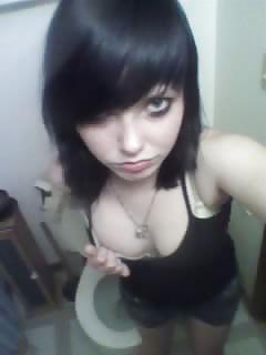 10P Sexy emo teen