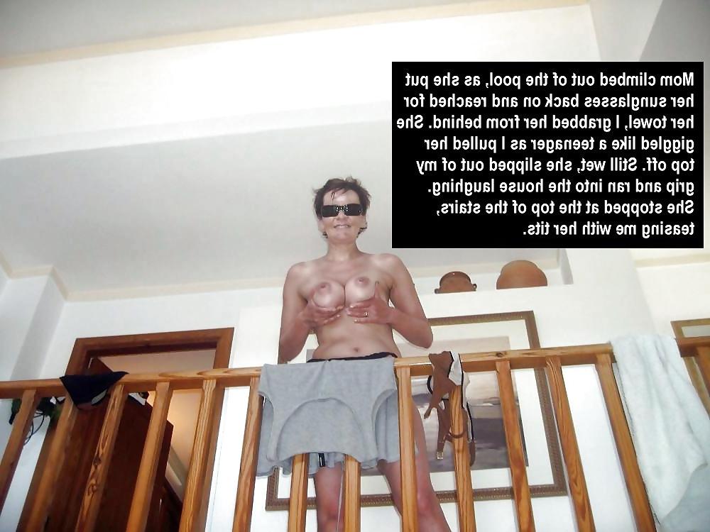 25P Mom and NOT her son Captions