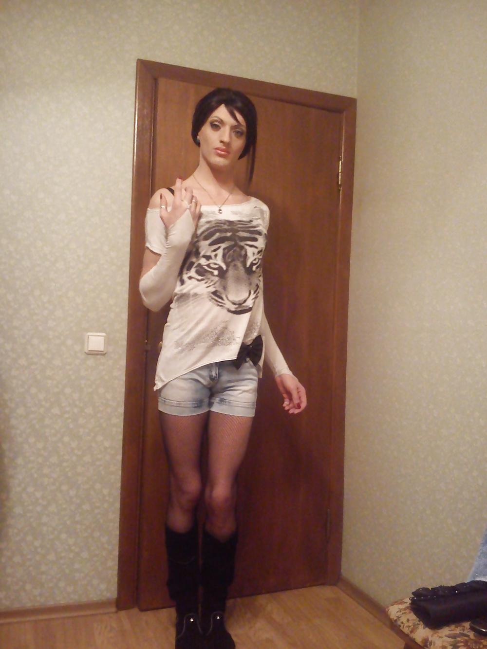 20P Vysl-716 Amateur Crossdresser-Sissy 
