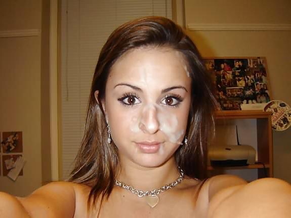 25P Cum Blasted Teen Faces