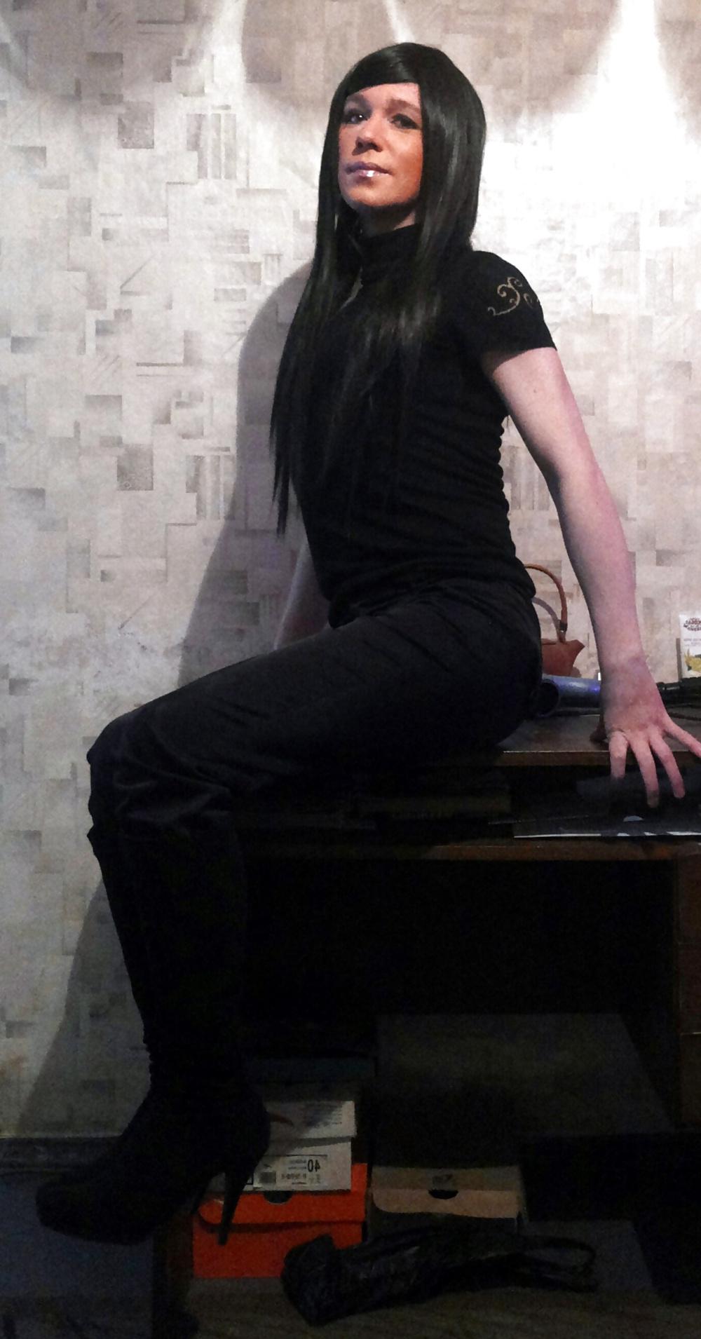 20P Vysl-717 Amateur Crossdresser-Sissy