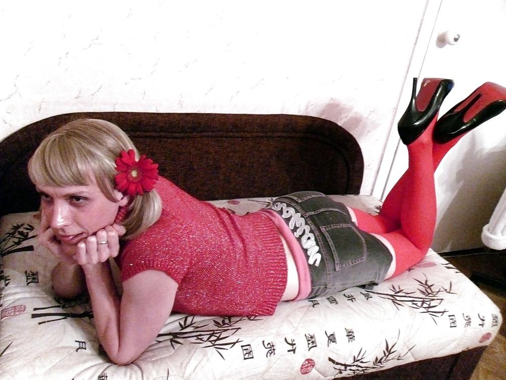 20P Vysl-717 Amateur Crossdresser-Sissy