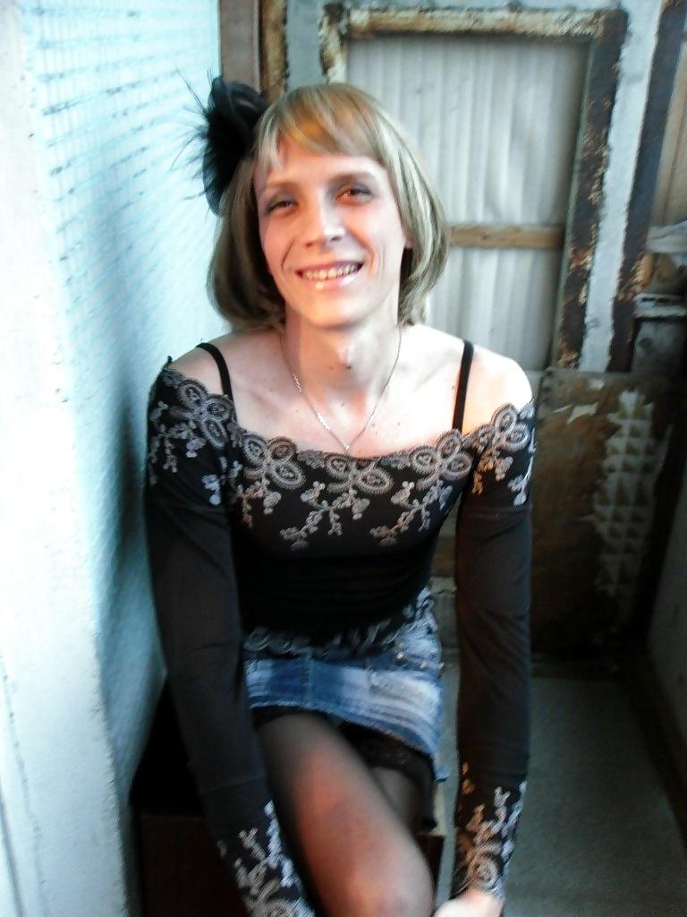20P Vysl-717 Amateur Crossdresser-Sissy