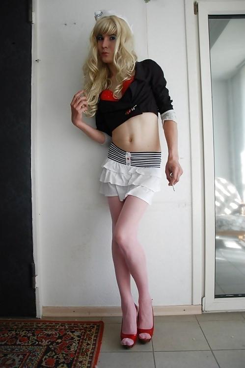 20P Vysl-738 Amateur Crossdresser-Sissy 