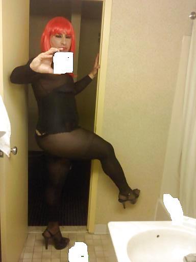 5P Redhead crossdresser