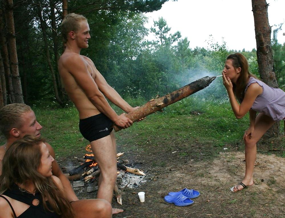 25P Teens picnic orgy. Outdoor, Russian, anal.