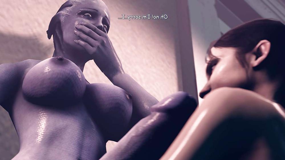 25P Liara T'soni, Zoey and Adriana Futanary story (Part 1)