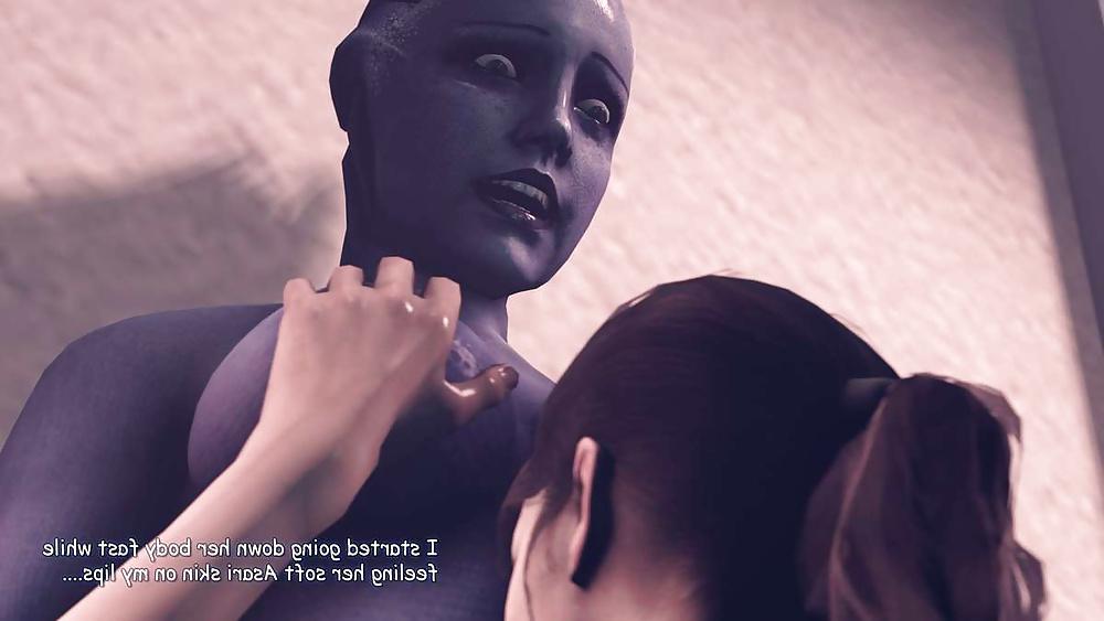 25P Liara T'soni, Zoey and Adriana Futanary story (Part 1)
