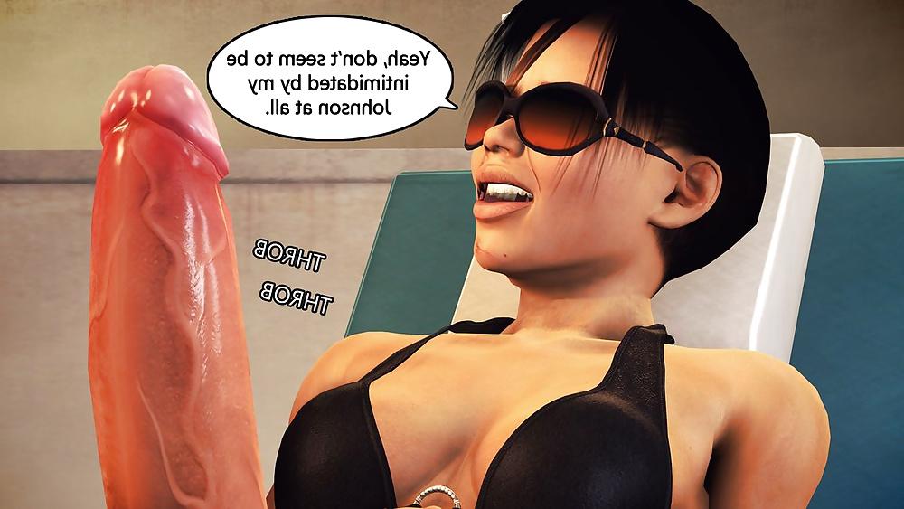 25P Liara T'soni, Zoey and Adriana Futanary story (Part 2)