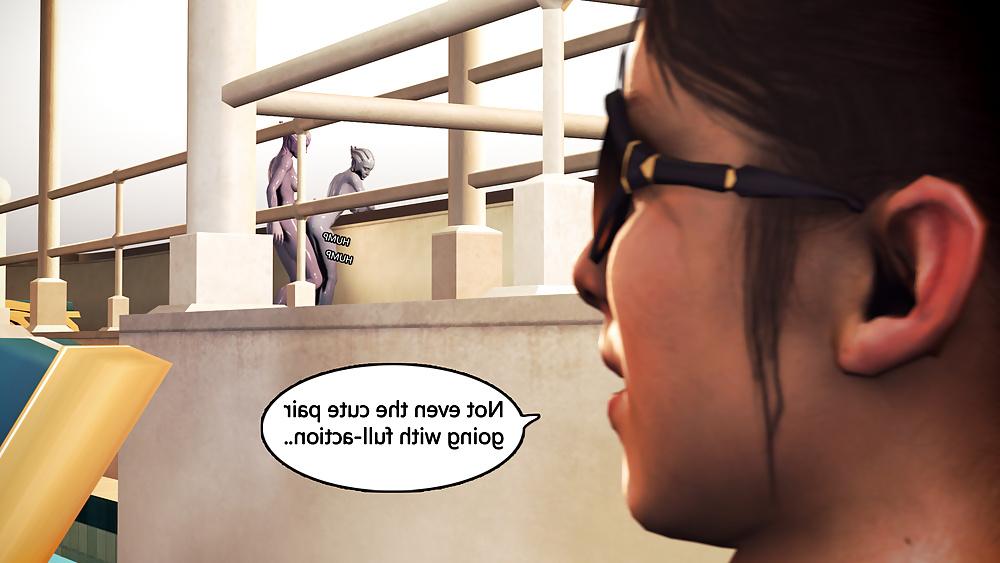 25P Liara T'soni, Zoey and Adriana Futanary story (Part 2)