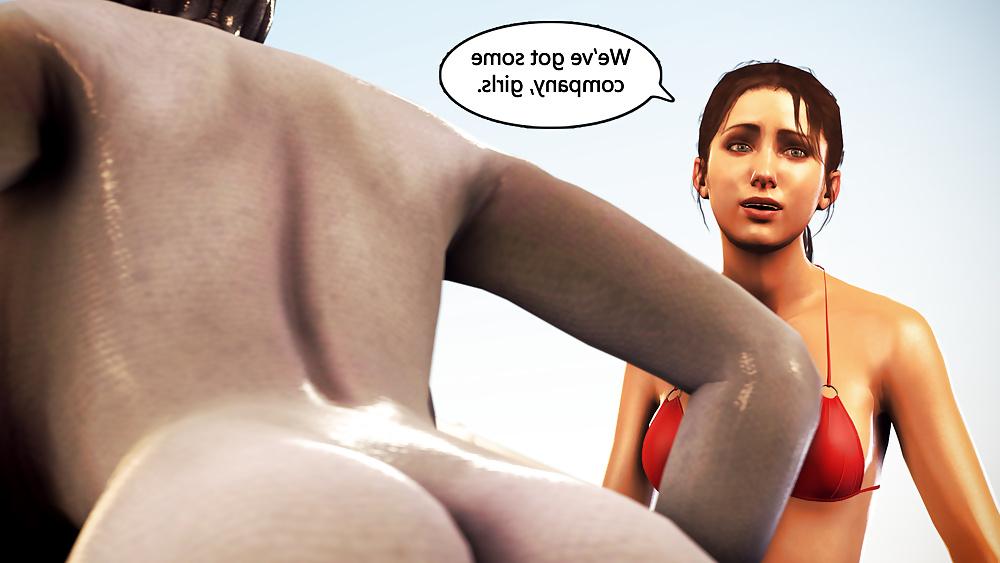 25P Liara T'soni, Zoey and Adriana Futanary story (Part 3)