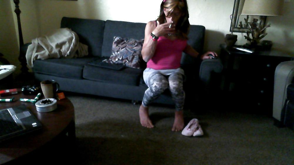 25P Smoking sissy slut crossdresser Lisa Love