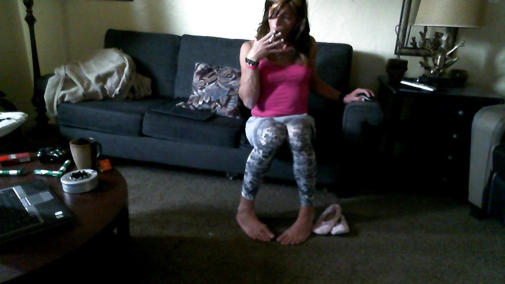 25P Smoking sissy slut crossdresser Lisa Love