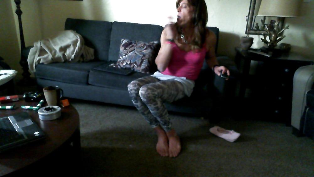 25P Smoking sissy slut crossdresser Lisa Love