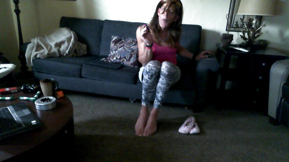 25P Smoking sissy slut crossdresser Lisa Love