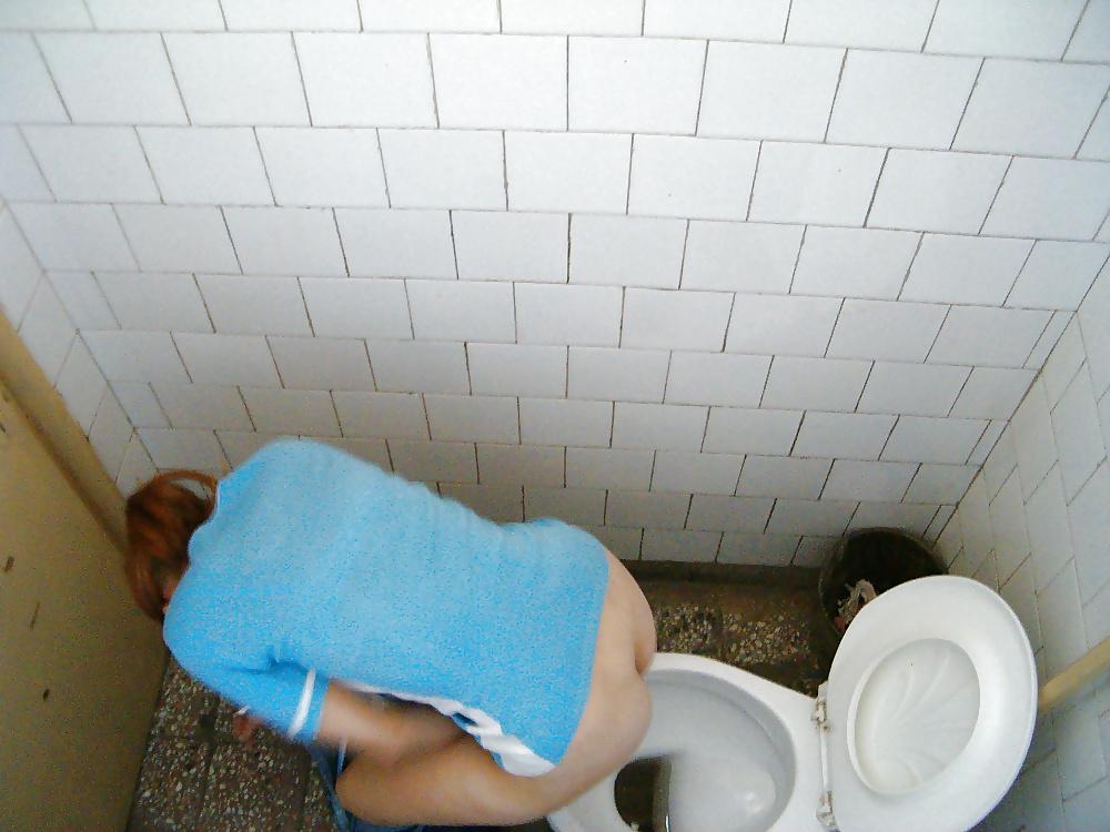 8P Spy toilet big asses