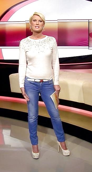 24P Sexy german presenter Kamilla Senjo blonde milf heels legs
