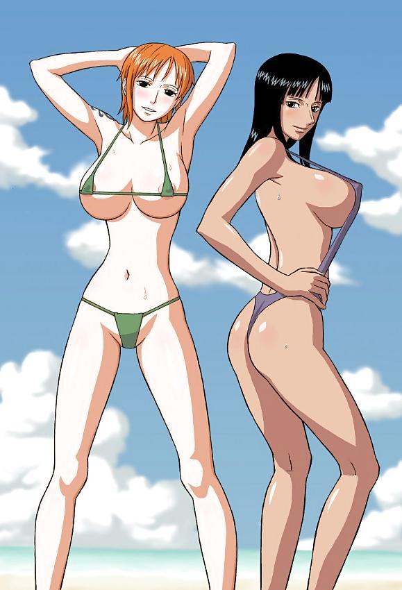 25P Nami & Nico Robin having fun on the Going Merry