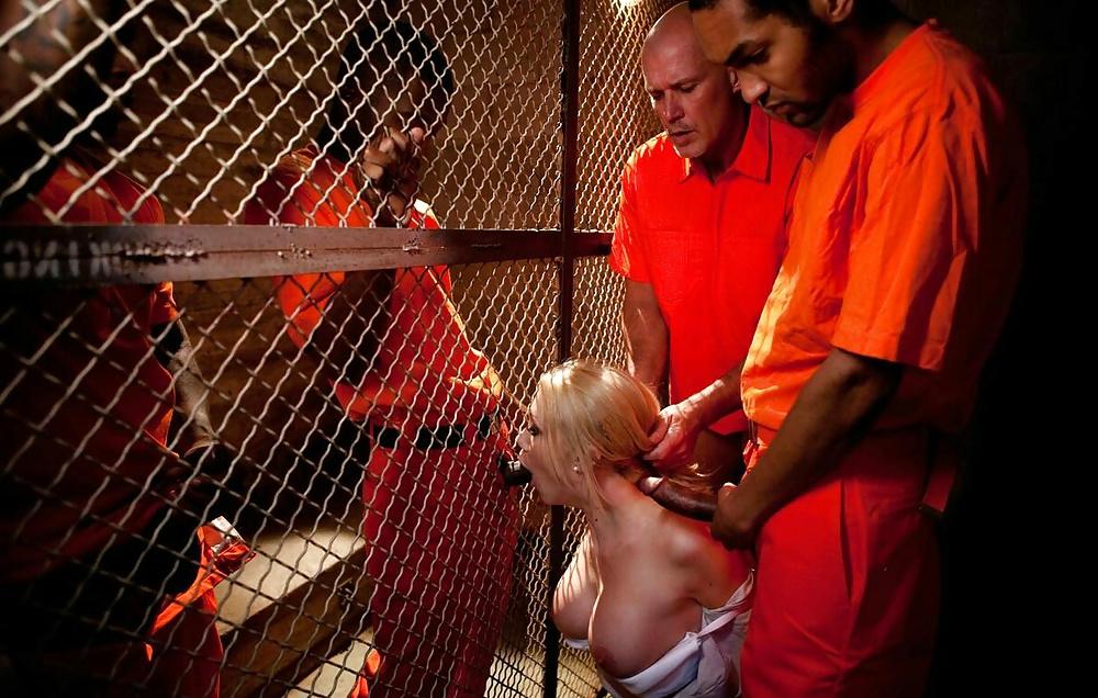 25P Hard horny prison jail anal gangbang.