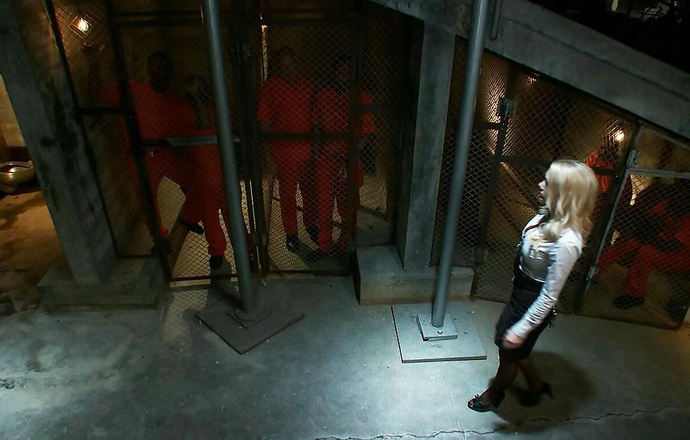 25P Hard horny prison jail anal gangbang.