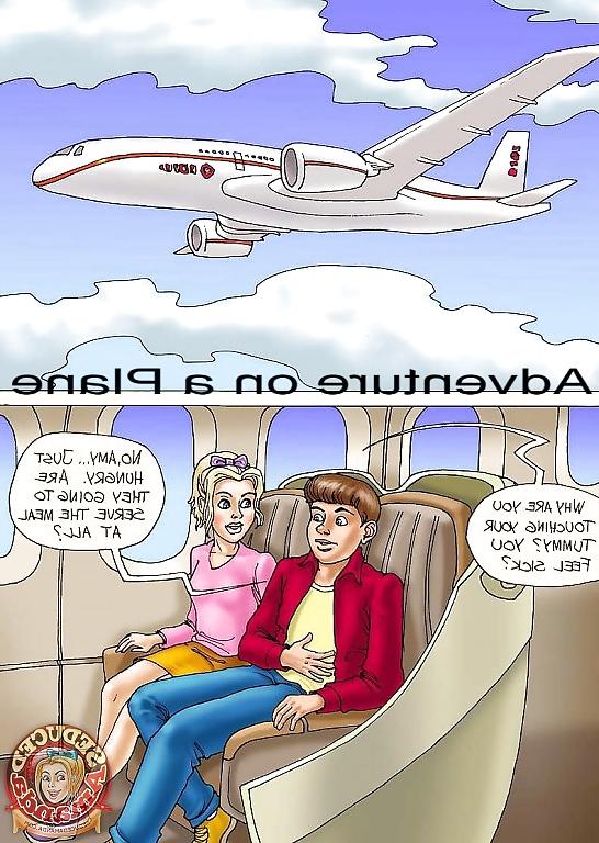 15P Seduced Amanda - Adventure on a Plane 