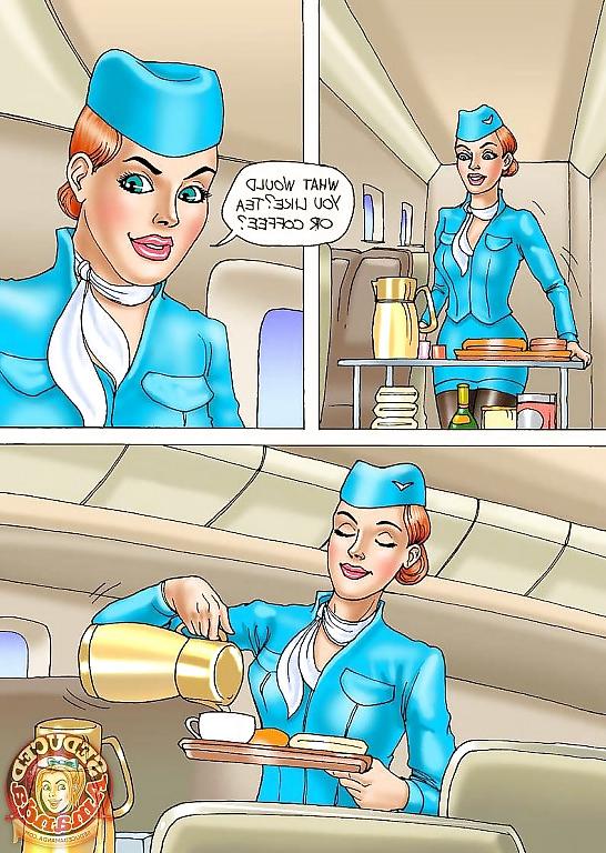 15P Seduced Amanda - Adventure on a Plane 