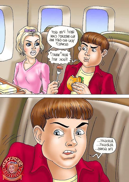 15P Seduced Amanda - Adventure on a Plane 