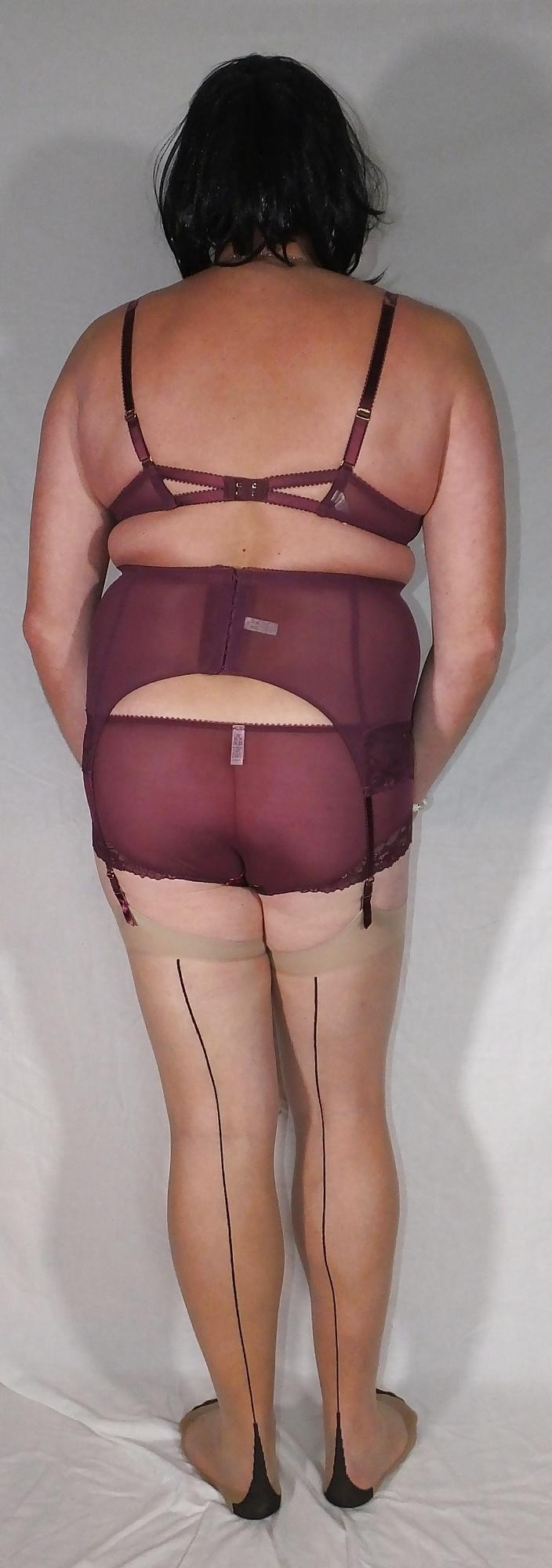 25P Shemale And Vintage Crossdresser Flower Panty