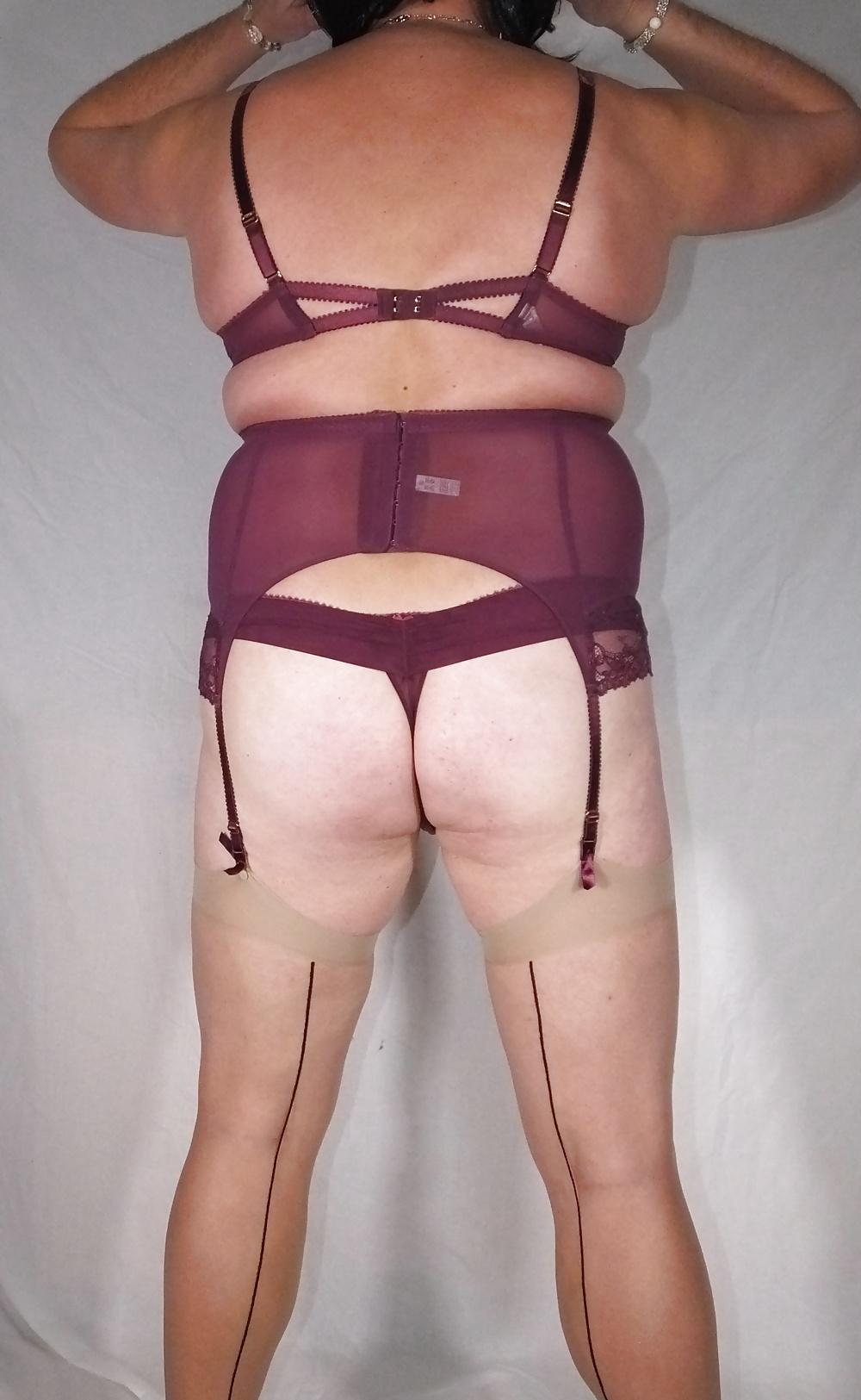 25P Shemale And Vintage Crossdresser Flower Panty