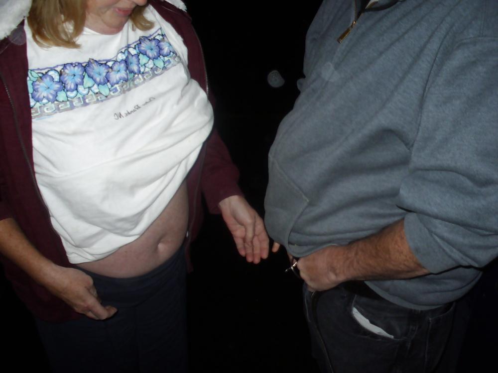 13P Slut Wife Meets a Stranger in Parking Lot 