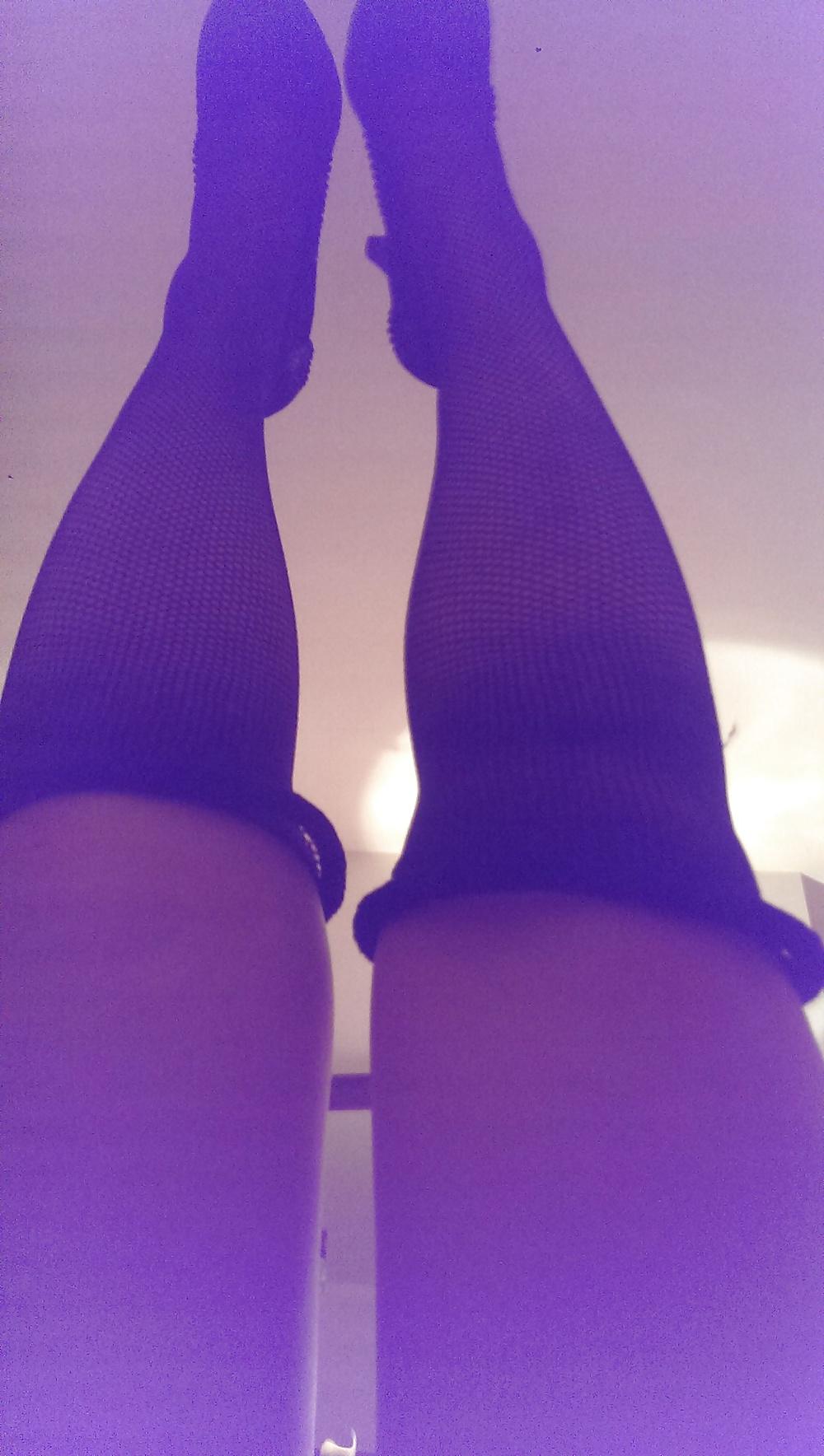 21P My English Fanny & Legs,  knickers, stockings & heels