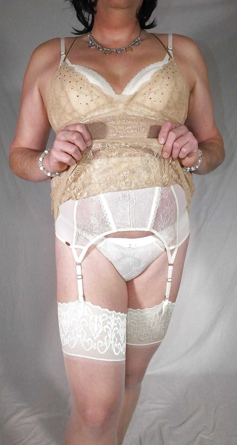 25P Shemale And Crossdresser Vintage Ivoire Panty