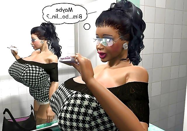 25P Bad BIG BOOBS girls toons