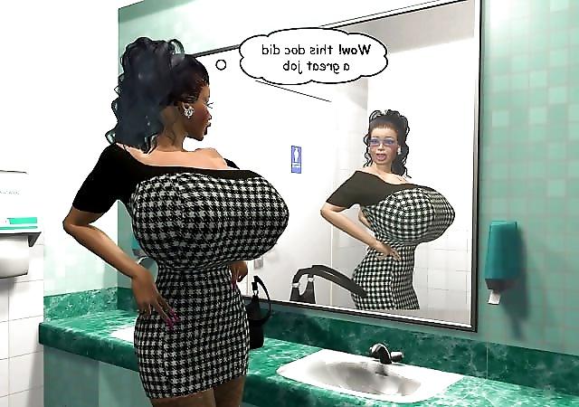 25P Bad BIG BOOBS girls toons