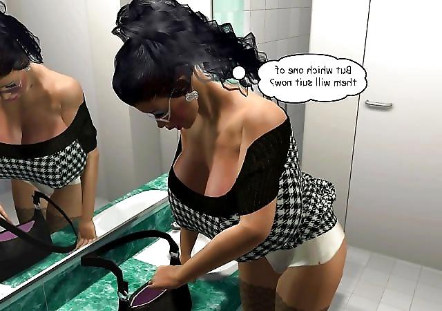 25P Bad BIG BOOBS girls toons