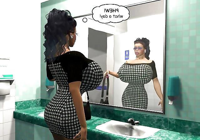 25P Bad BIG BOOBS girls toons