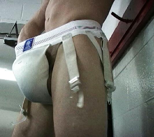 13P Double, anal after hockey match. DAP, jockstrap.Sporty.