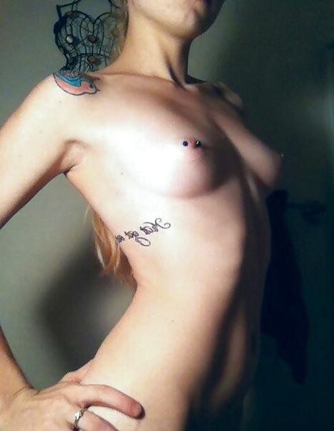 8P Tight bodied teen with pierced nipples