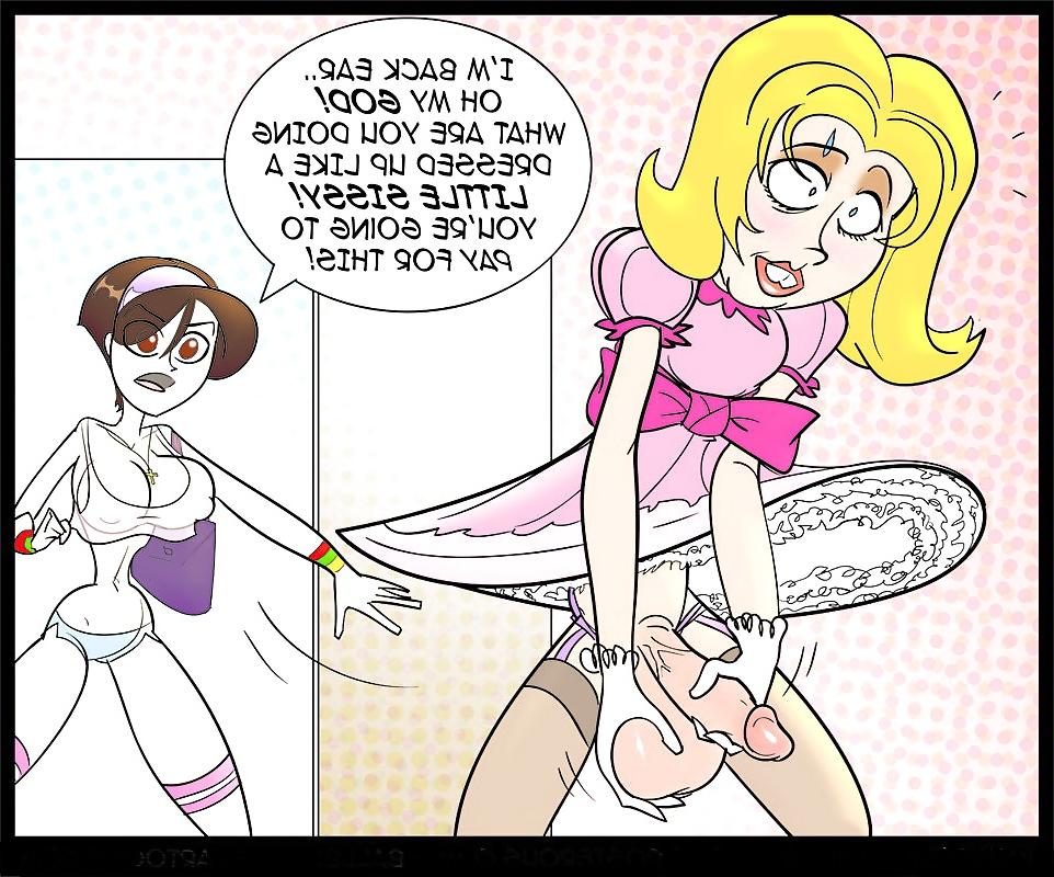 9P Sissy cartoons ball in play