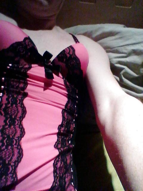 21P Crossdresser in New Lingerie