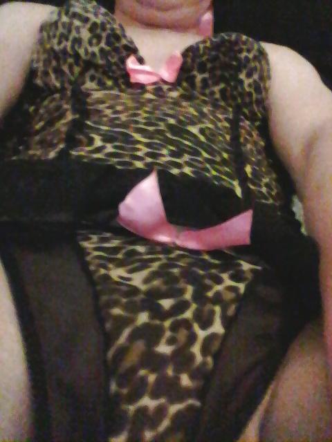 17P Crossdresser in Lingerie