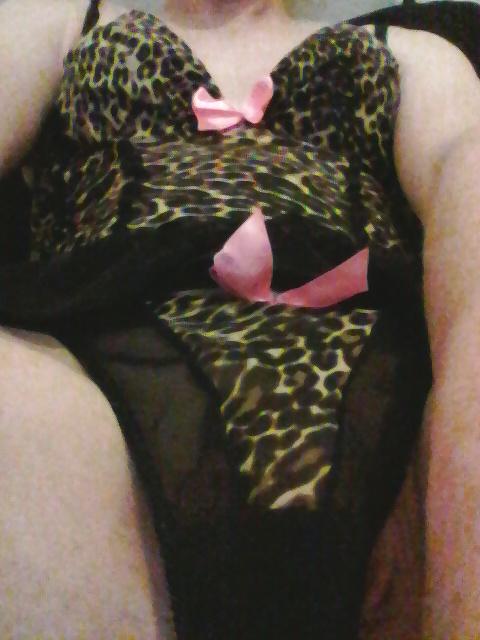 17P Crossdresser in Lingerie