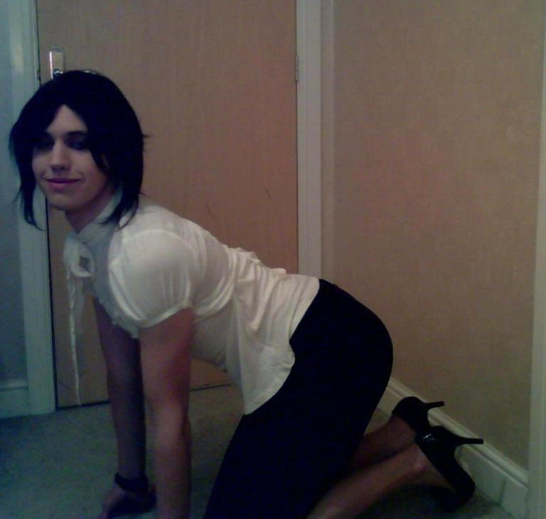 20P Vysl-886 Amateur Crossdresser-Sissy