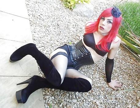 20P Vysl-894 Amateur Crossdresser-Sissy