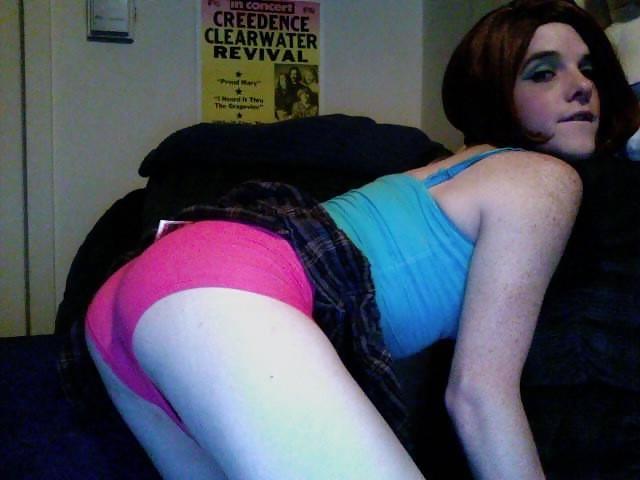 20P Vysl-887 Amateur Crossdresser-Sissy