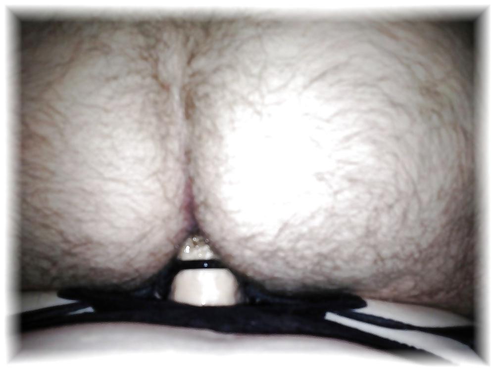 10P Mature wife fucks hubby with a strapon