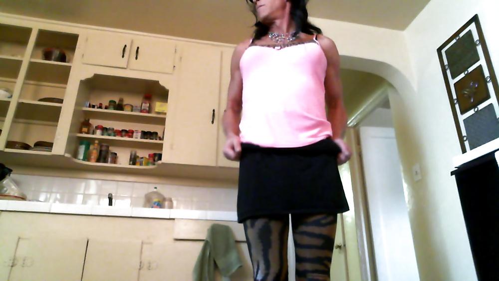 25P Crossdresser in tights