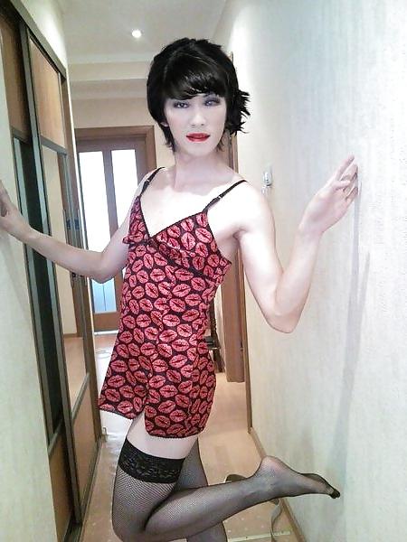 20P Vysl-906 Amateur Crossdresser-Sissy